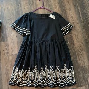 Madewell black dress size large never been worn with tags